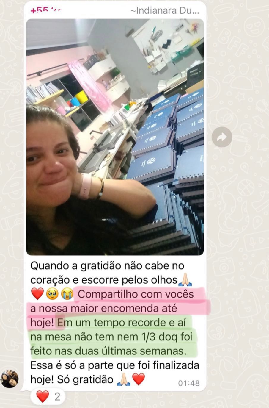 Depoimento de aluna 5