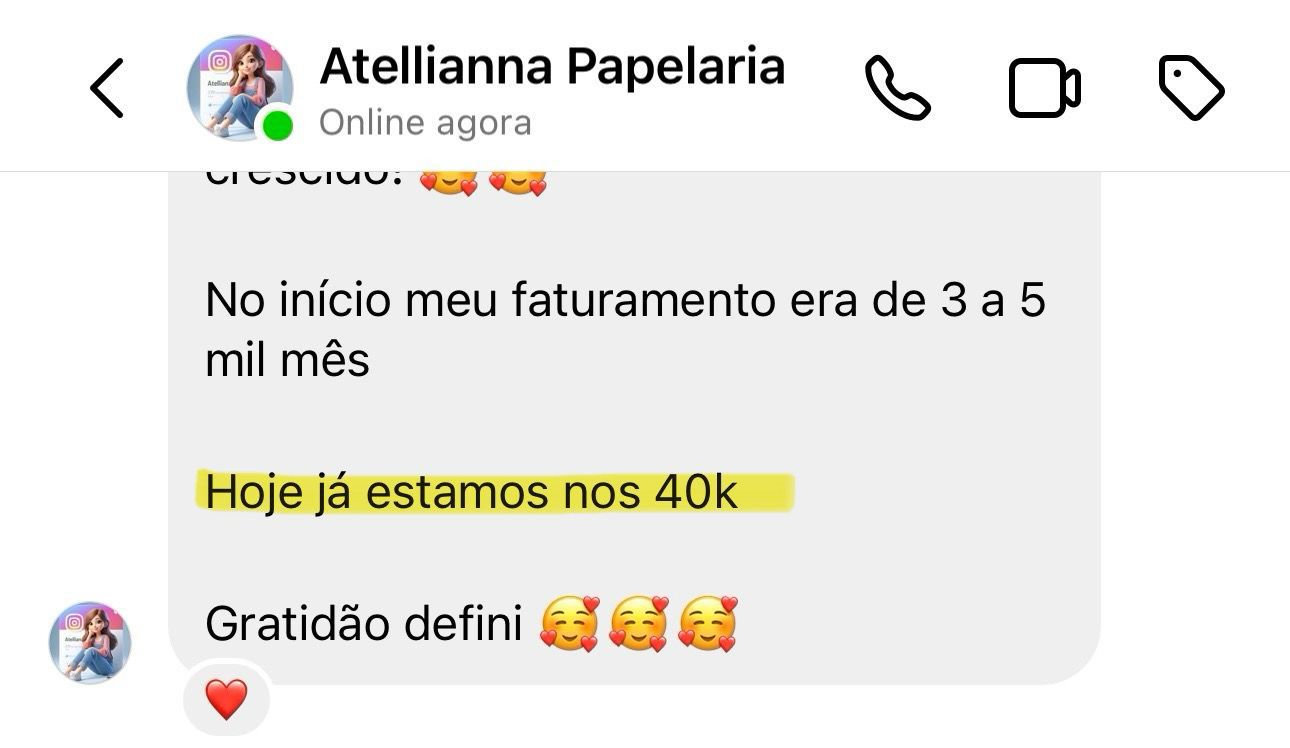 Depoimento de aluna 8